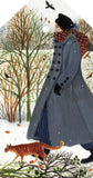 TAG DN0 01 - Another Walk In The Snow - Set of 5 gift tags