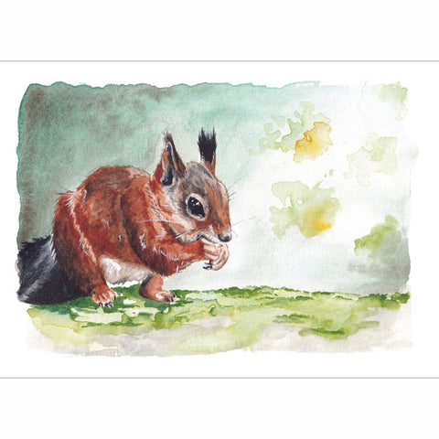 A fine art greeting card by painter Tessa Fox