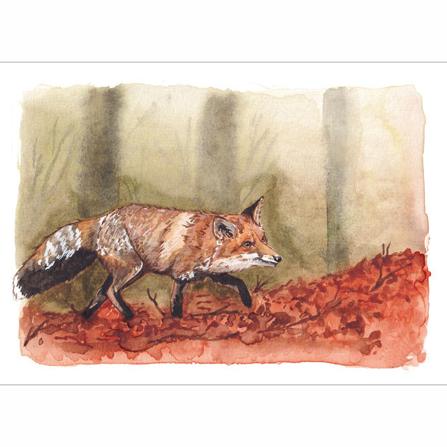 A fine art greeting card by painter Tessa Fox