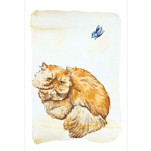 A fine art greeting card by painter Tessa Fox