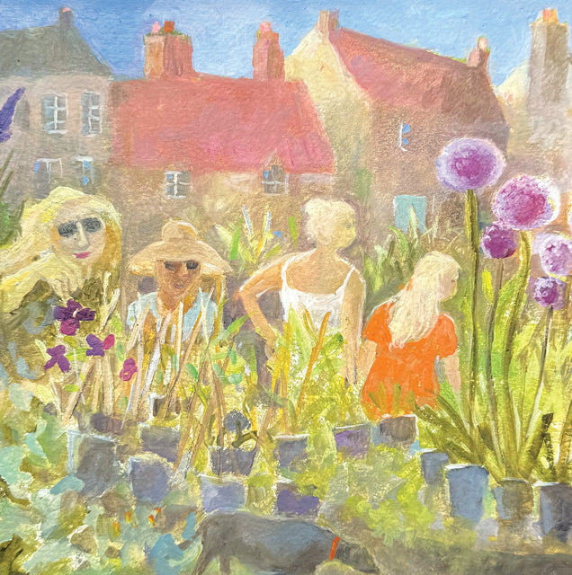 A Fine art greeting card by painter Tessa Newcomb