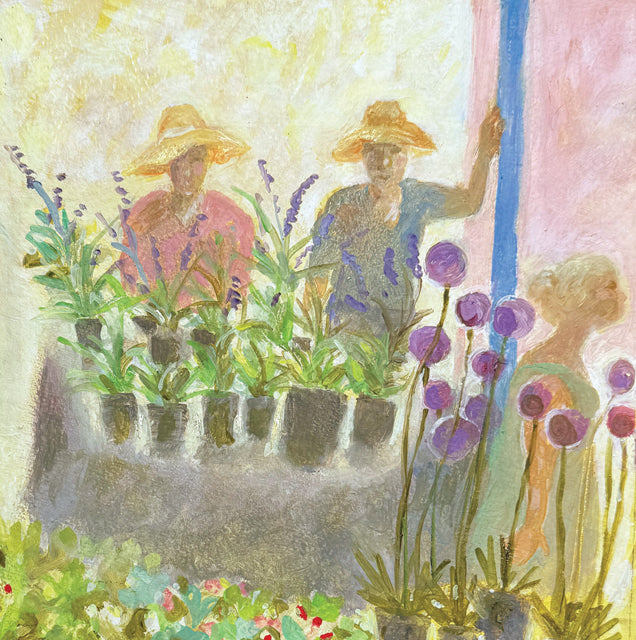 A fine art greeting card by painter Tessa Newcomb,