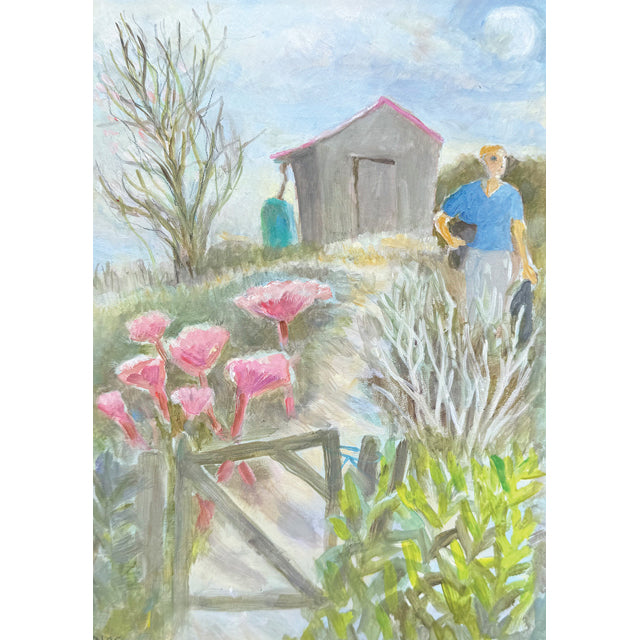 A fine art greeting card by painter Tessa Newcomb