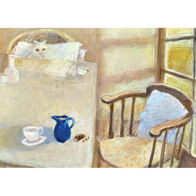 Tessa Newcomb, The Cat and The Cream, Blank Art Cards