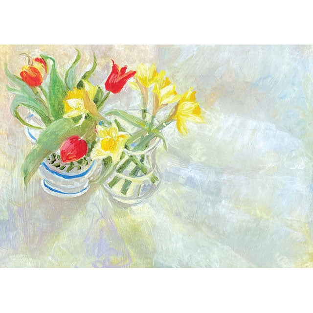 Tessa Newcomb, Little Bunches of Flowers, Blank Art Cards