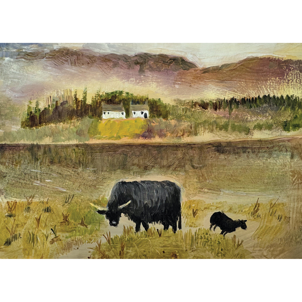 A fine art greeting card by painter Tessa Newcomb