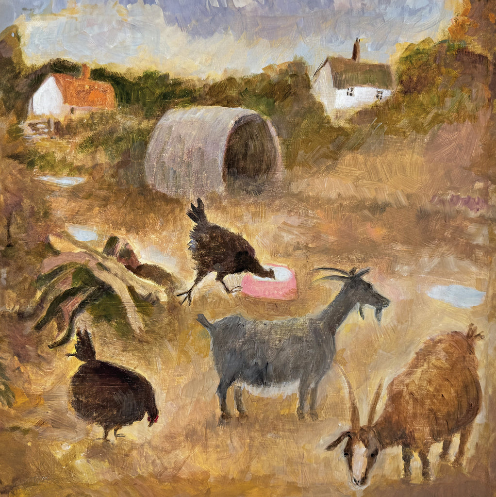 A fine art greeting card by painter Tessa Newcomb