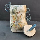 Wildwood Lidded Jar - handmade ceramic