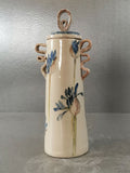 Into the Blue - secrets jar- handmade ceramic