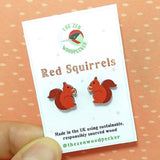 Red Squirrel Earrings