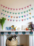 multi-coloured bunting