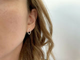 Silver Navette Stud Earrings by Curious Magpie Jewellery 7