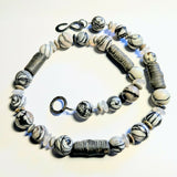 Crinoid Fossil & Gemstone Necklace
