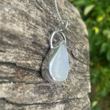 tear shaped moonstone pendant necklace 2