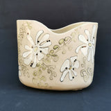 Happy Daze Vase Or Utensil Holder - handmade ceramic