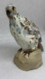 Original Handmade Stoneware Ring Dove - Ceramic Sculpture