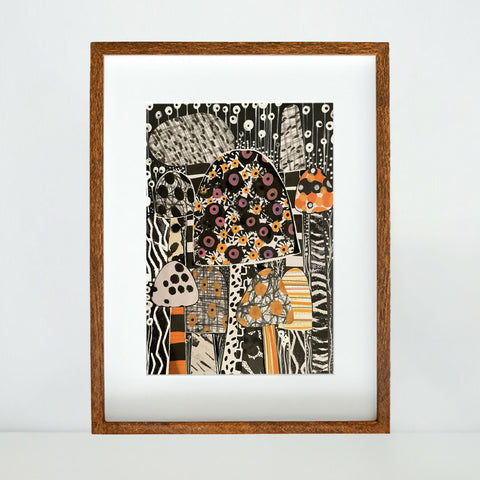 Mushrooms, No. 2 - Art Print