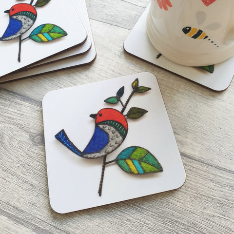 Preening Bird Coaster 1024