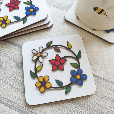 Garden Flowers Coaster 1024