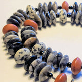 Gemstone necklace Jaspers 2