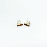 Swim Earrings Sterling Silver Backs