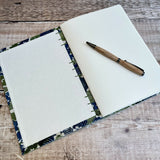 Blue & Green Floral Kimono Silk - Journal