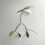 Hanging Mistletoe with Season's Greetings