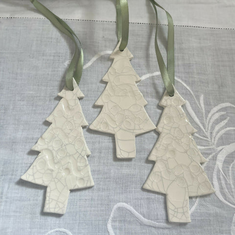 Christmas Decorations, Trees - Handmade Ceramic