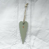 Peace Dove with Flower - Wooden Hanging Decoration