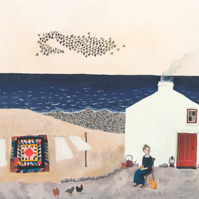 Valeriane Leblond, The Orange, Fine Art Greeting  Card