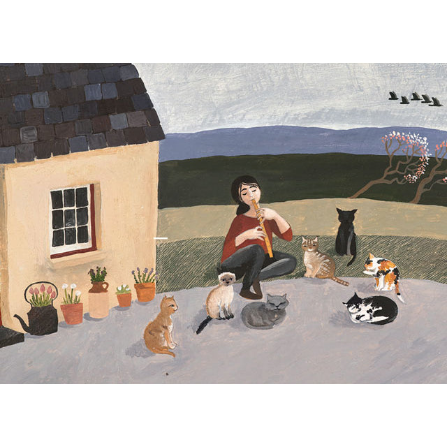 A fine art greeting card by painter Valeriane Leblond