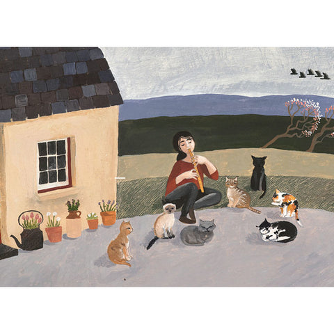 A fine art greeting card by painter Valeriane Leblond