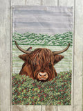 A Highland Hello - Tea Towel