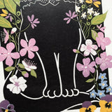 Cat Among the Flowers Notebook
