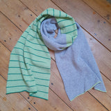 Soft Lambswool Half And Half Scarf