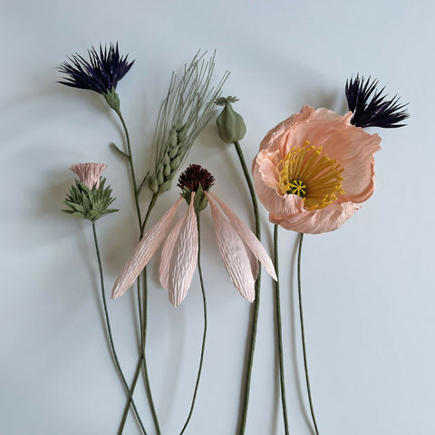 Summer Flower and Stem Mix - Flower Sculpture