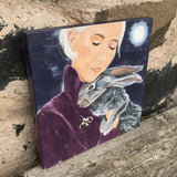 Midnight - Original Painting On Wood