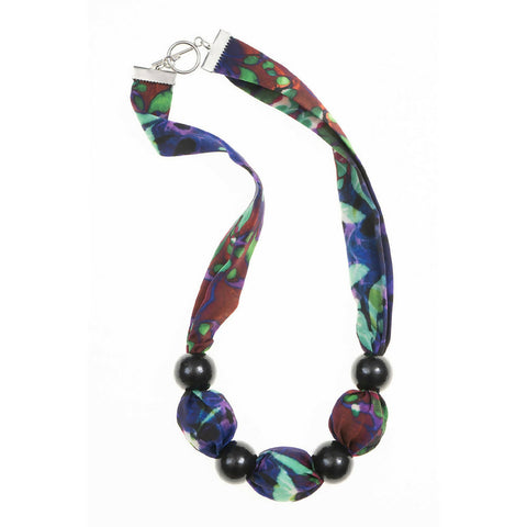 Cotinus Short Necklace with Large Beads