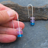 Glass Bead Drop Earrings