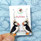 Puffin Drop Earrings