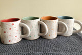 Hand Pinched Set of 4 Espresso Cups