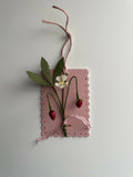 Keepsake Hanging Wild Strawberry - Flower Sculpture