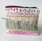 Embroidered Zip Purse