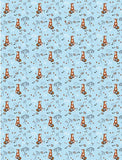 Fox Blue - Gift Wrap - Sheet