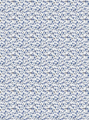Seedheads - Blue - Gift Wrap - Sheet