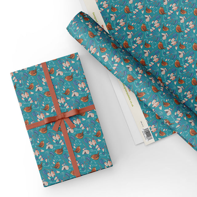 Wren - Gift Wrap - Sheet