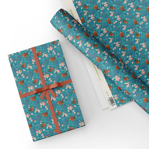 Wren - Gift Wrap - Sheet