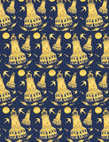 Lighthouse - Blue - Gift Wrap - Sheet