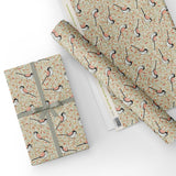 Long-Tailed Tits - Gift Wrap - Sheet