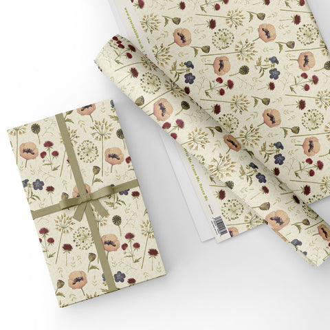 Garden Fireworks - Gift Wrap - Sheet